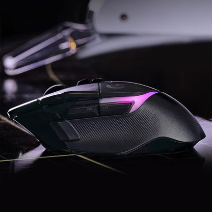 Logitech G502 X Plus Wireless RGB Gaming Mouse - Black | Optical Switches, RGB, 13 Buttons , Infinite Scroll Toggle, <130 hr Battery, USB-C, Wireless Charging Capable, for PC/MacOS - color: Black, style: Wireless