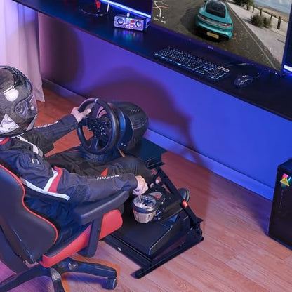 VEVOR G920 Racing Steering Wheel Stand Shifter Mount fit for Logitech G25 G27 G29 G920 G923 Thrustmaster T330TS Mainstream Brands Gaming Wheel Stand Wheel Pedals NOT Included Racing Wheel Stand - size: L-shaped lite