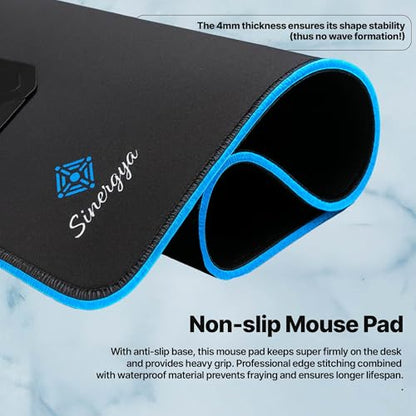 Wireless Charging RGB Gaming Mouse Pad 15W, LED Mouse Pad 35.43x15.75x0.16 in, Light Modes Extra Large Mousepad Non-Slip Rubber Base Computer Keyboard Mat for Gaming, MacBook, PC, Laptop, Desk