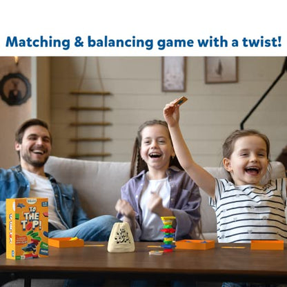 Skillmatics Board Game – to The Top | Matching & Balancing Game with a Twist, Match Colors & Shapes, Gifts & Fun Family Friendly Game