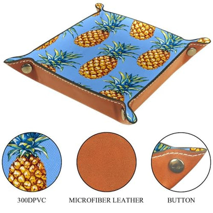 Pineapples Dice Tray Dice Rolling Tray Folding Dice Holder for Dice Games, Like RPG, DND and Other Table Games - color: Multi 5