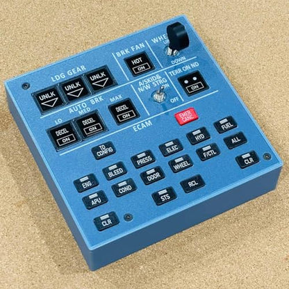 EnuoChbuild Flight Simulator Panel COCKPI Landing Gear Indicator Integrated Panel Compatible with Games on the Windows Platform - Supports Major Airplane Models