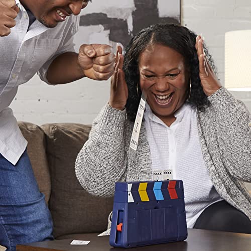 Hasbro Gaming Guesstures Game, Charades Games for 4 or More Players, Includes Customizable Cards and Clapper, Family Party Game for Ages 8 and Up