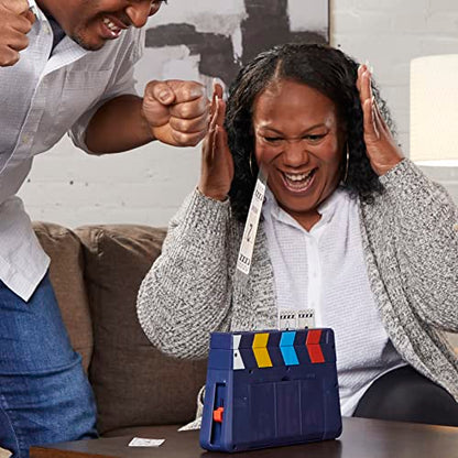 Hasbro Gaming Guesstures Game, Charades Games for 4 or More Players, Includes Customizable Cards and Clapper, Family Party Game for Ages 8 and Up