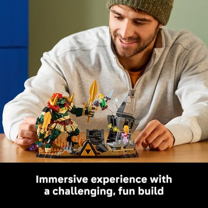 LEGO The Legend of Zelda: Ocarina of Time – The Final Battle - Building Set for Adults, Ages 18+ - Nintendo Collectible with Link & Zelda Minifigures - Bedroom or Game Room Decor - 77093
