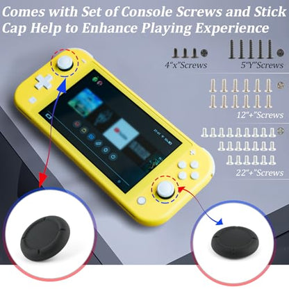 2 Pack Joystick for Nintendo Switch Lite 3D Analog Joysticks Controller Thumbstick Switch Lite Stick Repair Kit Replacement(with Screws)