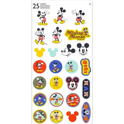 미키 마우스 나무 퍼즐 5팩 - 고정 트레이, 미키 스티커 등이 있는 나무 직소 번들, 만 3-5세 아동용 Disney 직소 퍼즐 장난감