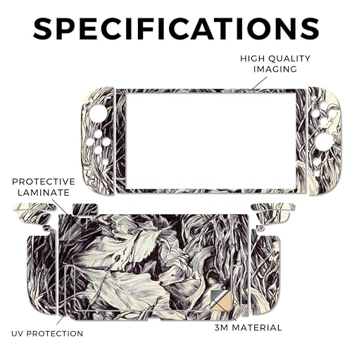 Gaming Skin Compatible with Nintendo Switch 2 Console Only - Nest Sketch - Premium 3M Vinyl Protective Wrap Decal Cover - Easy to Apply | Crafted in The USA by MightySkins - color: Nest Sketch, size: Switch 2 Console Skin Only, style: Matte Finish