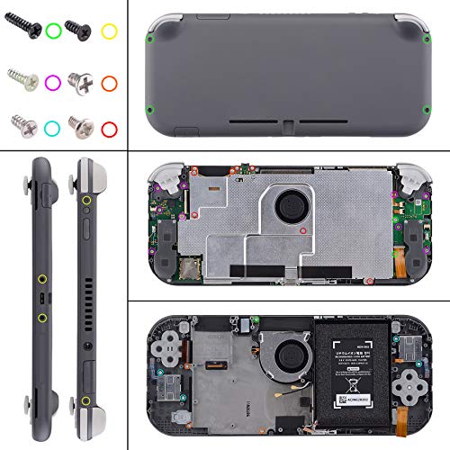 eXtremeRate Cherry Blossoms Pink DIY Replacement Shell for Nintendo Switch Lite, NSL Handheld Controller Housing with Screen Protector, Custom Cover for Nintendo Switch Lite [Console NOT Included] - color: Cherry Blossoms Pink