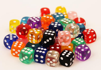 Dice Up! 10 Player Game Set, Liar’s Dice, Poker, Mexico, Colorful, Durable, Sustainable PLA, Party Game, Gift Idea, Interlocking Travel Game, 50 x 16mm Die - color: Multi