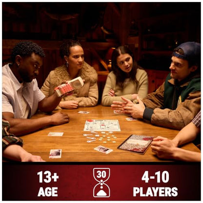 Spin Master Games Murder Phone Social Deduction Party Game | A Game of Betrayal For Families & Adults, Use The Interactive Phone To Save Your Friend, For 4-10 Players, Ages 13 & Up