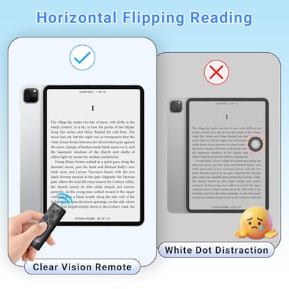 MILOUZ Remote Control Scrolling for Tiktok with Phone Stand,Page Turner for Kindle App E-Book,Bluetooth Camera Shutter Remote for iPhone, Android,iOS,iPad,Tablet (Black) - color: Black