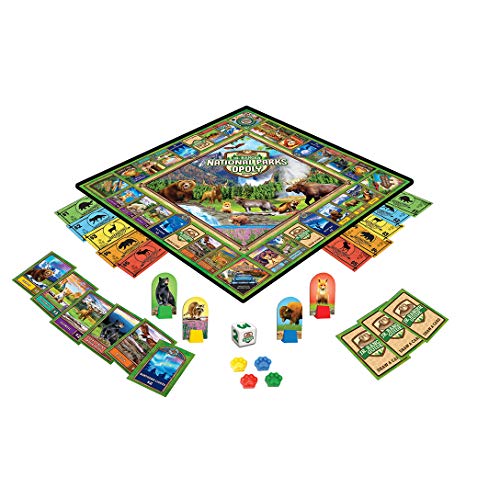 MasterPieces National Parks Opoly Jr. 보드 게임, 높이 34.3cm(13.5인치) - style: 국립 공원