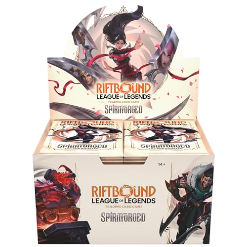 Riftbound: League of Legends TCG Spiritforged - Booster Display - 24 Booster Packs (14 Cards Ea), Deck-Building Trading Card Game, Randomly Assorted