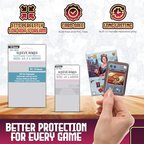Sleeve King's Ada's Dream Compatible Card Sleeve Bundle - style: Ada’s Dream (8803 x 1 + 8810 x 1)