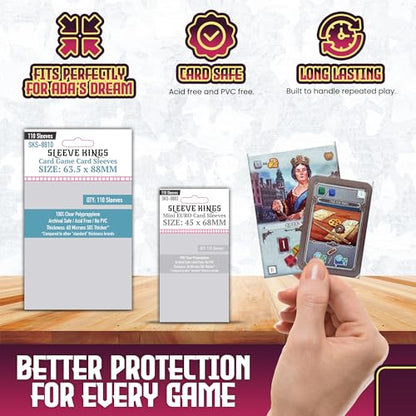 Sleeve King's Ada's Dream Compatible Card Sleeve Bundle - style: Ada’s Dream (8803 x 1 + 8810 x 1)