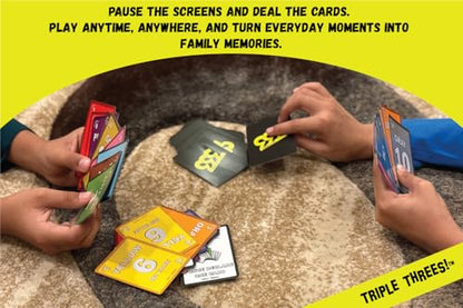 (333 Launch Edition – Bring Rummy Vibes to Family Game Night! Unstoppable Game of Strategy & Surprise Twists, Fun & Easy to Learn for Kids, Travel Ready, Great Gift, 2+ Players