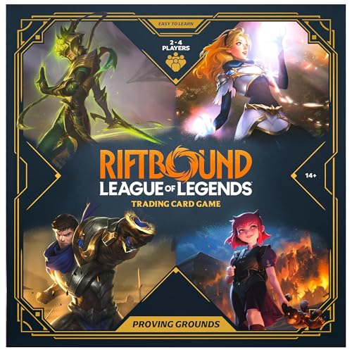 Riftbound: League of Legends - Proving Grounds - Trading Card Game, Deck-Building Battle, 4 Champion Boards & Starter Decks, Ages 14+, 2-4 Players