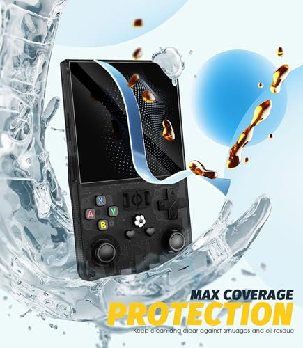 Orzero (6 Pack) Screen Protector Compatible for R36 Max/R36 Max Retro Handheld Game Console, Premium Soft TPU High Definition Anti-Scratch - size: R36 Max/R36 Max Retro