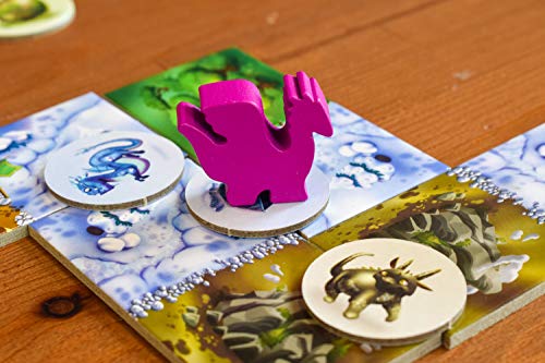 Tabletop Strategy Game, My First Kingdomino, Fun Kids & Adults Family Fantasy Board Game, 2-4 Players, Ages 5+, Dragomino by Blue Orange Games - style: Dragomino
