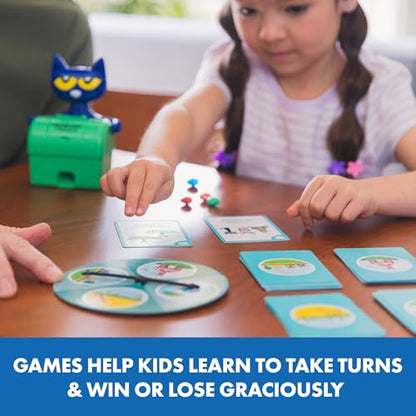 Educational Insights Pete the Cat Groovy Friendship Game - Preschool Board Games for Kids 4-6, Social Emotional Learning Games for Kids, Skill-Building Toddler Matching Game, Family Fun with Toddlers