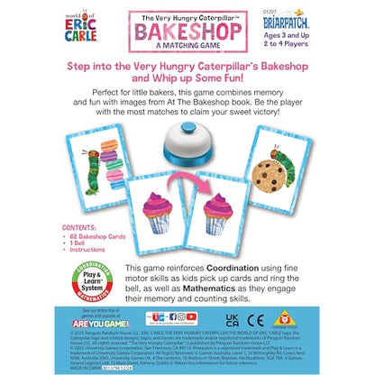 Briarpatch, The Very Hungry Caterpillar Bakeshop Matching Game, Based On Board Books By Eric Carle, Preschool Learning for Kids