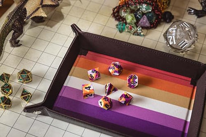 FanRoll Pride Dice Tray – Lesbian - color: Lesbian