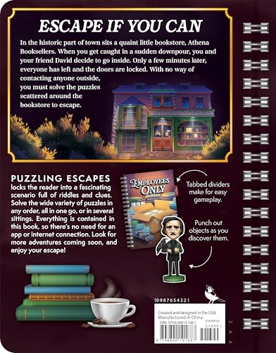Puzzling Escapes Trapped in the Bookstore - An Escape Room Book