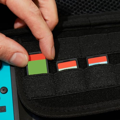 Numskull Wicked Hard Shell Travel Case for Nintendo Switch and OLED Model Console - Fits 10 Games and Switch Accessories - color: Wicked