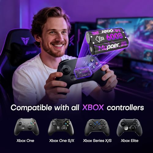 Rechargeable AA Batteries Lithium 16x3000mWh,Xbox Controller Battery Pack 8x6000mWh,1.5V Rechargeable Double A Battery,Long Lasting Lithium Battery with Box for Xbox Series X/S,One X/S,Elite,Blink - size: 3000mWh 16AA Design for XBox