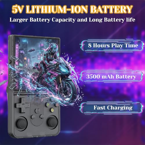 Upgrade S600 Retro Gaming Console, Anti-Slip Patterns Retro Handheld Game Console, 4.0 Inch 720x720 IPS Screen and 22,000+ Classic Games Retro Game Console for Gaming/Playdate/Party/Gift, Black 128G - style: Black 128G