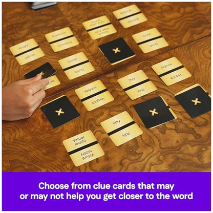 Spin Master Games Hard to Get Party Game | Hilarious Party Game of Funny Clues, Work Together To Find The Secret Word, For 2-10 Players, Ages 14 & Up - style: Hard to Get - Party Game