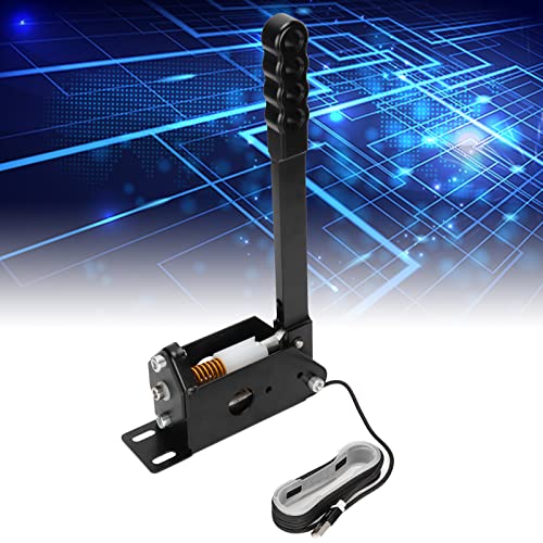 USB Handbrake,64 Bit PC USB SIM Handbrake,Professional Gaming Peripherals for G25 G27 G29 T500 PC Slim Racing Games