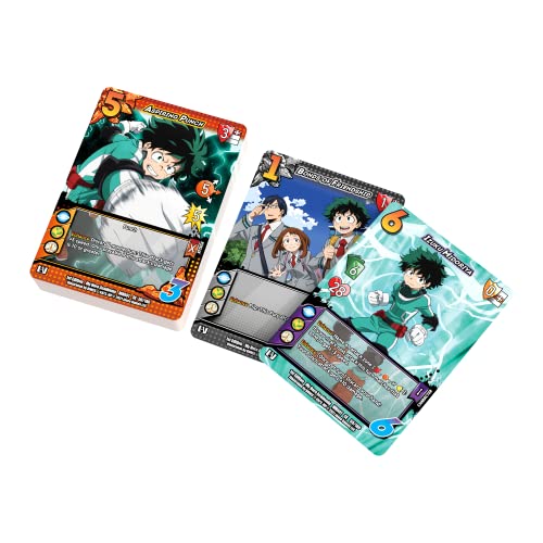 My Hero Academia Collectible Card Game Izuku Midoriya vs. Katsuki Two Player Rival Decks | Trading Card Game for Adults and Teens | Ages 14+ | 2 Players | Avg. Playtime 45+ Mins | Made by Jasco Games