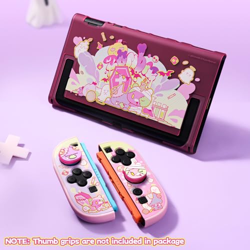 GeekShare Slim Protective Case Compatible with Switch 2 (2025), Anti-Scratche and Shock-Absorption Dockable Hard Shell for Switch 2 Game Console - Patch Moe Doll - color: Patch Moe Doll