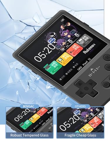 [3 pack] Screen Protector for GKD Pixel 2 Handheld Game Consoles Tempered Glass Film, Screen Protector for GKD Pixel2 Handheld Gaming Anti-Scratch & Sensitive & 9H Hardness