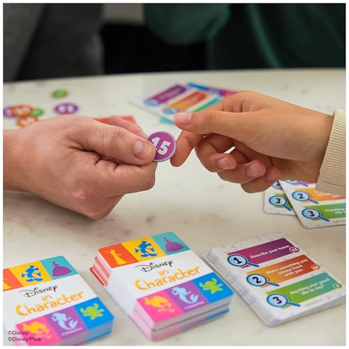 Spin Master Games Disney in Character Guessing Family Game | Act Out & Guess Disney Characters, Encourages Creative Thinking STEM Skills, Family Game Night, For 2-4 Players, Ages 8+ - style: Modern