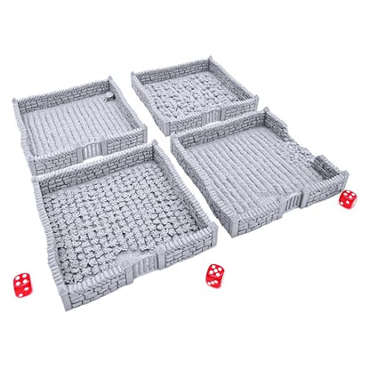 EnderToys Farm Fields - DND Terrain - 28mm Scenery for Tabletop Miniatures