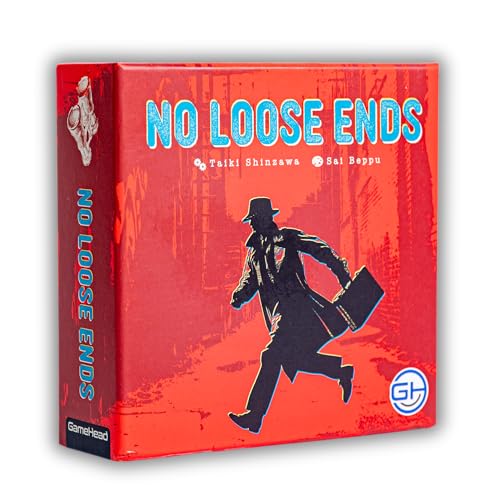 GameHead No Loose Ends, A Trick Taking Card Game of Risk, Reward & Robbery | 2-5 Players, Ages 12+, Plan Your Perfect Heist, 40 Minute Play Time
