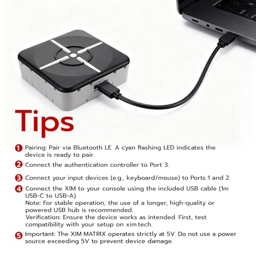 XIM Matrix Multi-Input Adapter Converter for Xbox Series X/S, PS5, Xbox One, PS4, PC