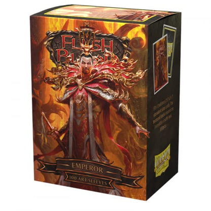 Dragon Shield | Flesh & Blood Art Sleeves | 100 CT - Smooth & Tough Premium TCG Sleeves | Compatible with Pokemon, One Piece & Magic the Gathering | Emperor - color: Emperor