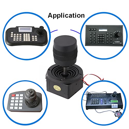 3-axis Joystick Potentiometer JH-D300X-R2 5K 50°3D Joystick Sealed PTZ Thermistor, Black