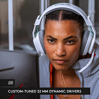 Logitech G Astro A10 Gen 2 Cross-Platform Wired Gaming Headset - White/Xbox | 3.5mm Headphone Jack, 32mm Drivers, Flip-to-Mute Mic, Over-Ear Cup Design - color: White/Xbox Edition