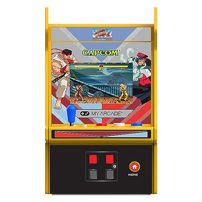 My Arcade Super Street Fighter II Micro Player Pro: Capcom Games, Classic Arcades, 2 Games in 1 - style: Street Fighter