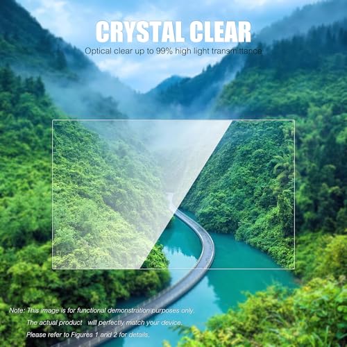 Tempered Glass Screen Protector for Square Handheld Portable POS Device 6.2-Inch Display 9H+ Hardness with Aluminum Reinforcement [2 Pack] (Clear)