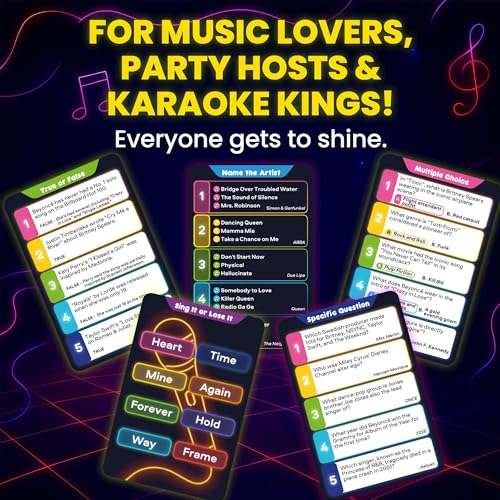 Quokka Who Knows Hits Better? 500+ Questions Music Games – The Ultimate Music Trivia Challenge for Adult & Family Party Games – Fun Singing, Karaoke & Guess-the-Song Game Night for Teens & Girls - color: Hits