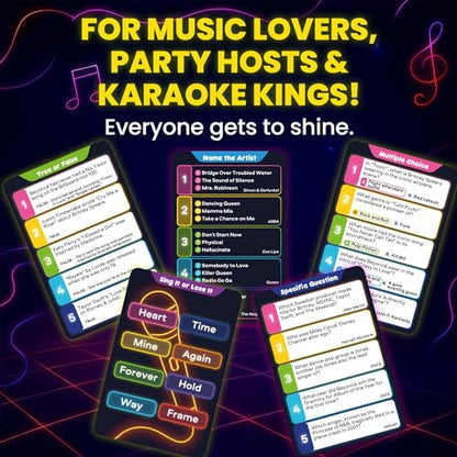 Quokka Party Games for Adults and Families - Ultimate Trivia Music Games | Who Knows Hits Better? 500+ Questions Music Games – Fun Singing, Karaoke and Guess-the-Song Game Night for Teens and Girls - color: Hits