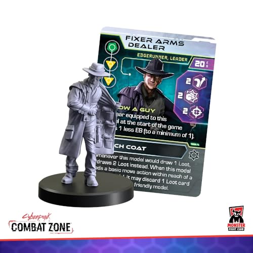 Monster Fight Club Cyberpunk Red Combat Zone Miniatures: Edgerunners 2 Starter Gang - style: Edgerunners 2