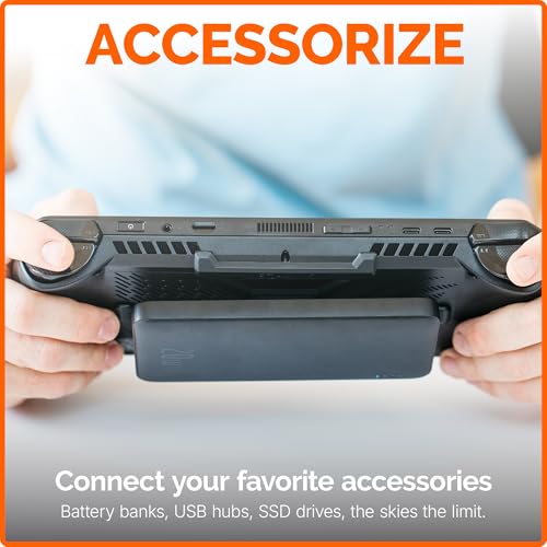 Mechanism Ally X 7-in-1 Bundle | ASUS ROG Ally Kickstand, Battery, SSD, USB-C Hub, VESA & Wall Mounting Kit | Mount Anything with Mechanism | Case Friendly ASUS ROG X Accessories - color: ROG Ally X