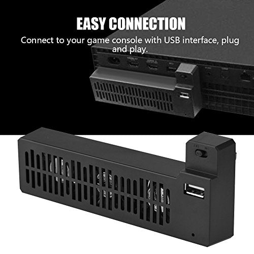 Cooling Fan Docking Station External Cooler Stand with 3 Cooling Fans Heat Reducing USB External Cooling Fan Side Mounted for ONE X Game Console Title WYLIE 2 Pack